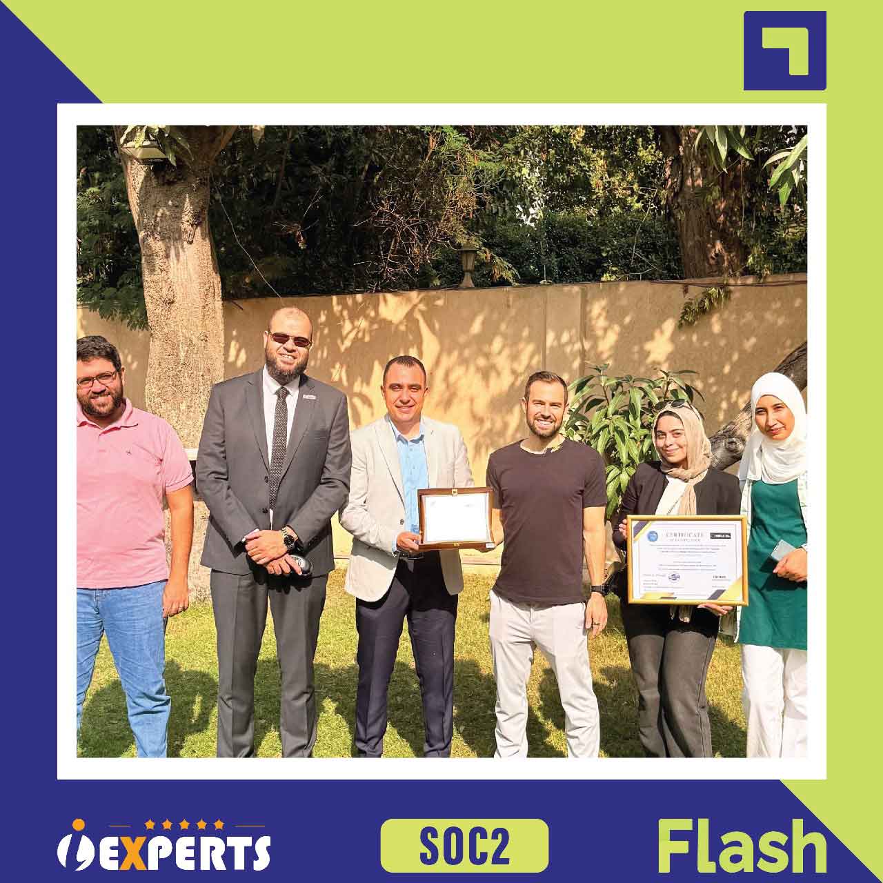 Nov 2025 Flash & iExperts Celebrate Successful Completion of SOC 2 Audit Report Milestone